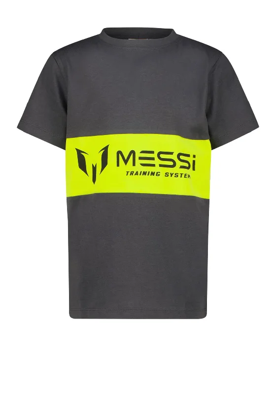 Silk Short Sleeve TopsVingino X Messi Hist Short Sleeve Tee, Metallic Grey