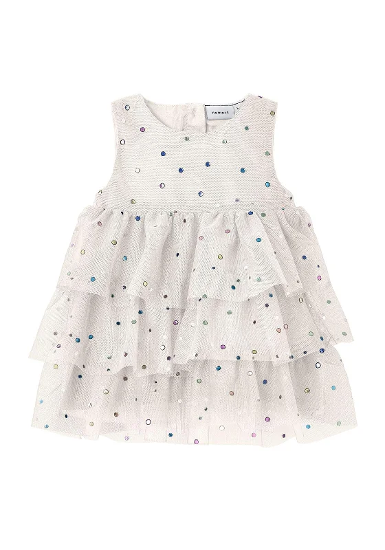 Name It Baby Girl Rasille Spencer Dress, Jet StreamHiking Dress