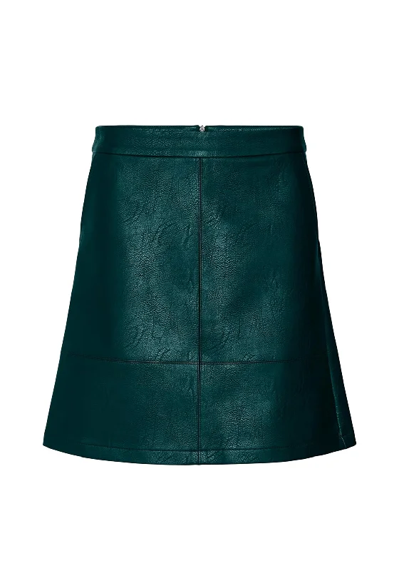 Vero Moda Ida Faux Leather Mini Skirt, Ponderosa PineBusiness Skirt