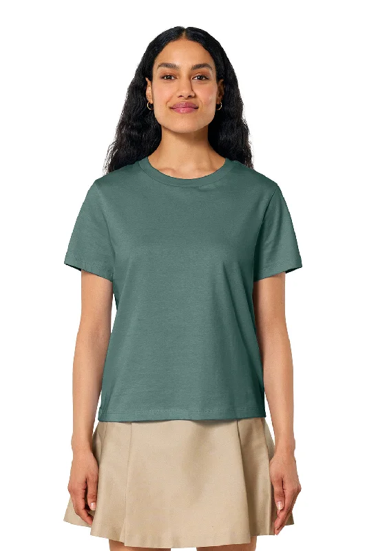 Embroidered Short Sleeve TopsStanley/Stella Womens Muser Short Sleeve Crewneck T-Shirt - Green Bay - NEW