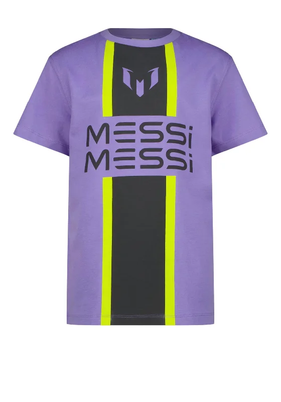 Blended Fabric Short Sleeve TopsVingino X Messi Hamerica Short Sleeve Tee, Brave Purple