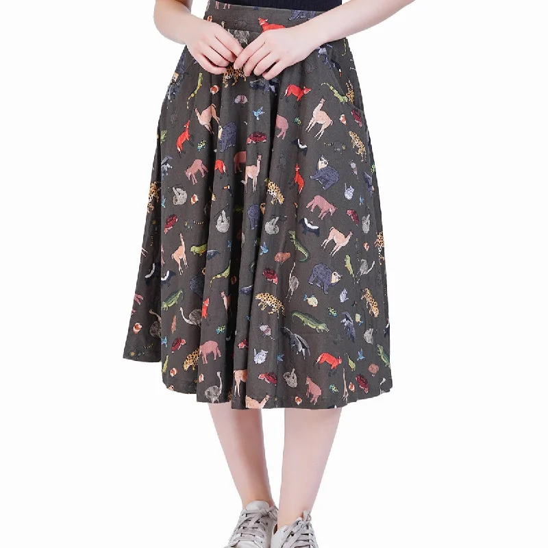 Safari Twirl SkirtBusiness Skirt