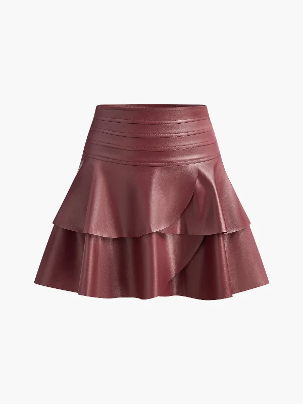 High-Waist Ruffle SkirtStriped Skirt