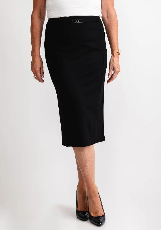 Gerry Weber Hardware Pencil Midi Skirt, BlackProm Skirt