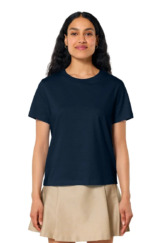 Fitted Short Sleeve TopsStanley/Stella Womens Muser Short Sleeve Crewneck T-Shirt - French Navy Blue - NEW