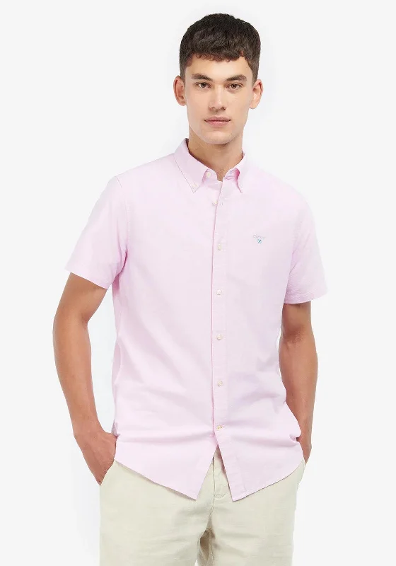 Performance Short Sleeve TopsBarbour Oxtown Short Sleeve Tailored Shirt, Pink