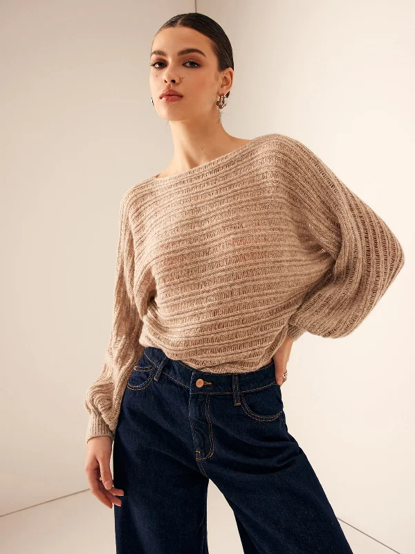 Striped Soft SweaterFormal Knit Tops