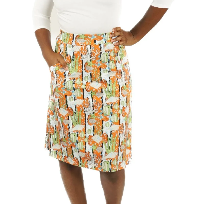 Coral Reef A-Line Skirt [FINAL SALE]Skater Skirt