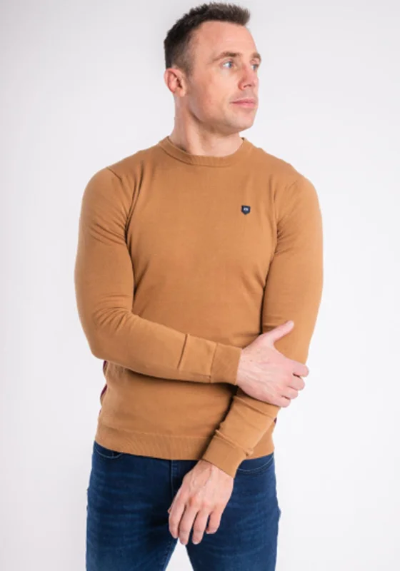 XV Kings by Tommy Bowe Avondale Crew Neck Sweater, Grounded SplitTasseled Knit Tops