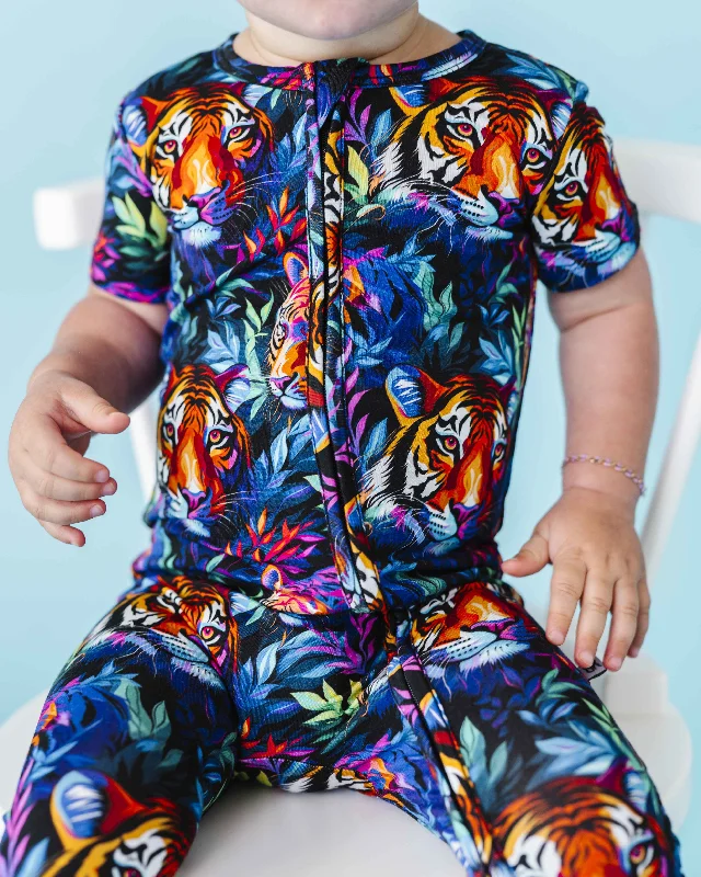 Silk Short Sleeve TopsEasy Tiger Short Sleeve Romper