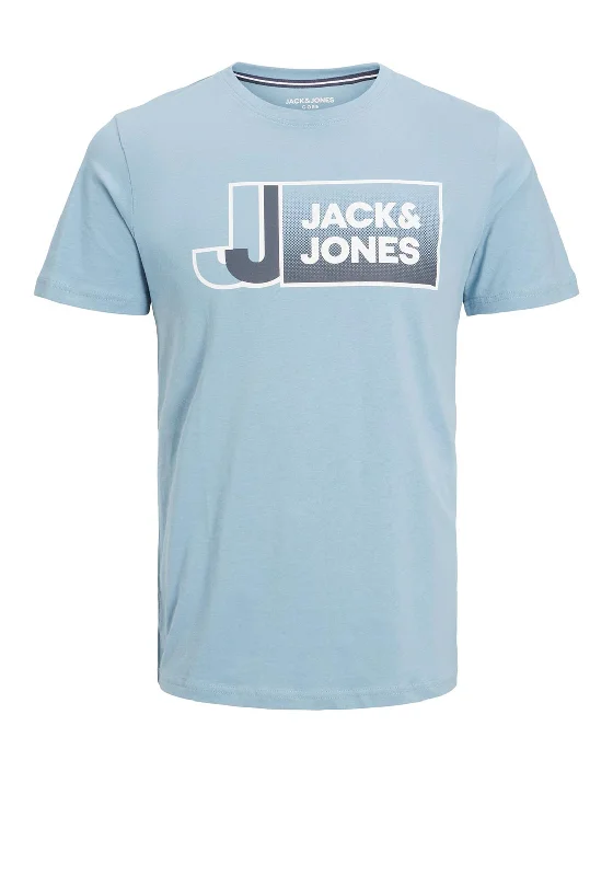 Branded Short Sleeve TopsJack & Jones Boys Logan Short Sleeve Tee, Mountain Spring