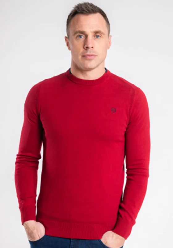 XV Kings by Tommy Bowe Limore Sweater, Fire BrickLayered Knit Tops