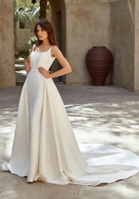 Dando London Amaryllis Wedding Dress, IvoryFit-and-Flare Dress