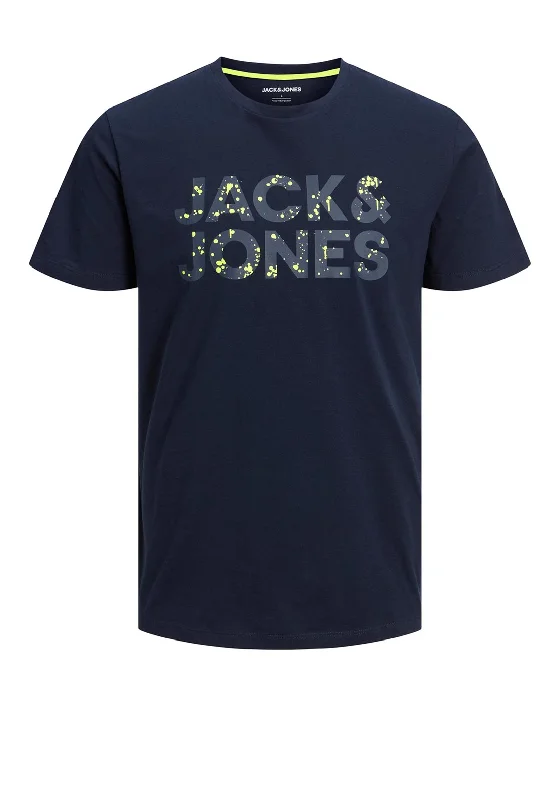 Quick-Dry Short Sleeve TopsJack & Jones Boys Neon Pop Short Sleeve Tee, Navy Blazer