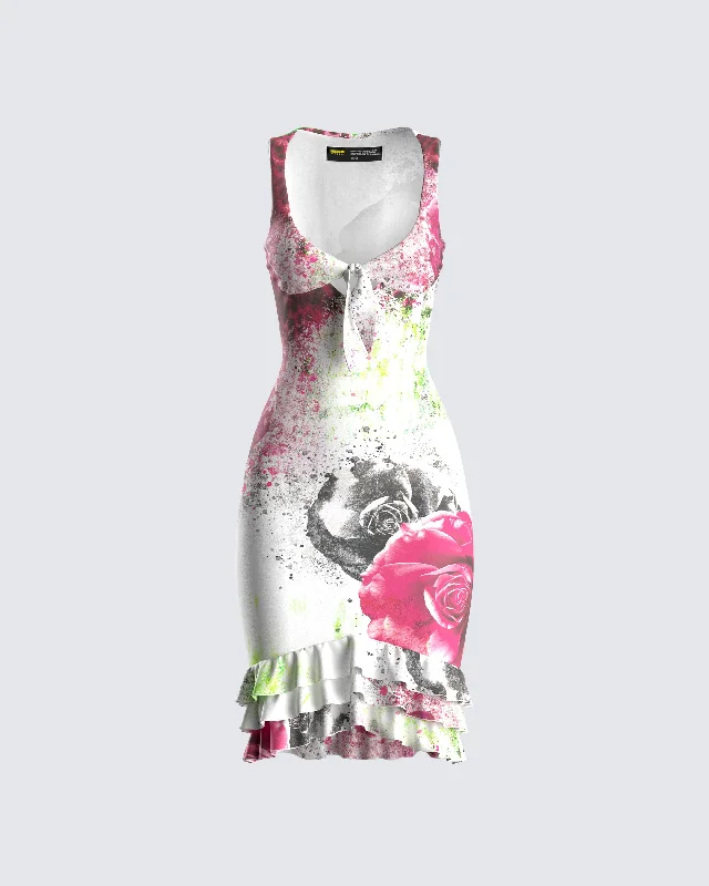 Clarice Floral Print DressParty Dress