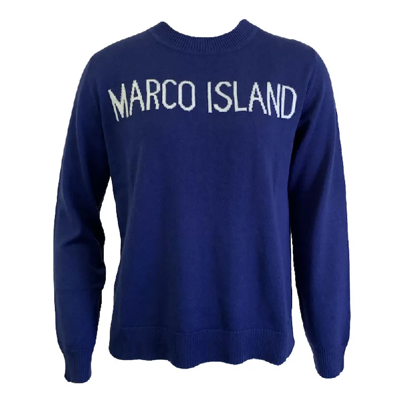 Marco Island Cotton Cashmere Crew Neck Sweater - MidnightSpring Knit Tops