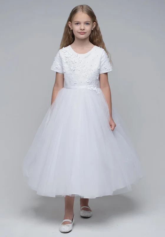 Paula’s Communion PJ18SP Communion Dress, WhiteDance Dress