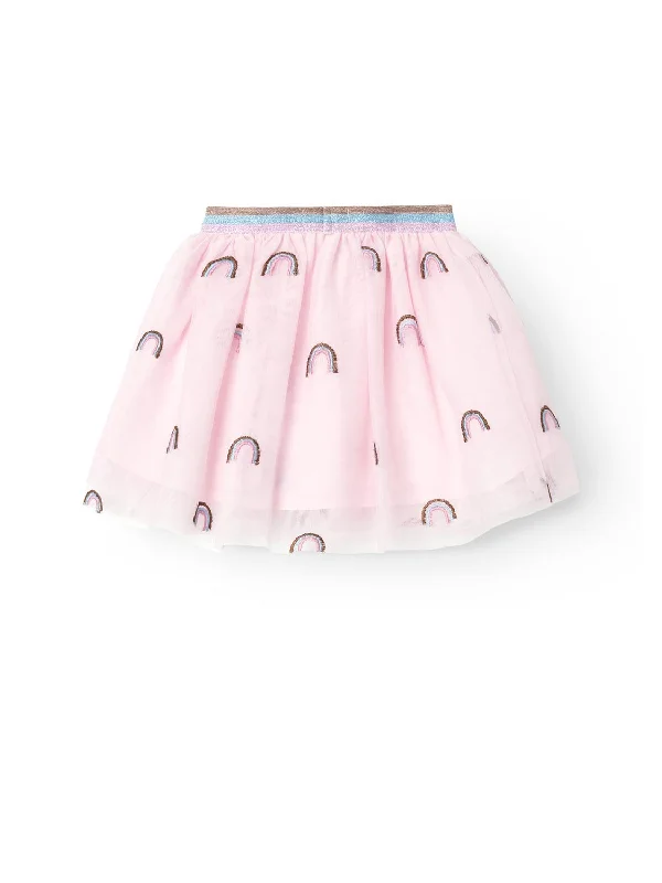 Name It Mini Girl Kisine Tulle Skirt, Festival BloomLow-waisted Skirt