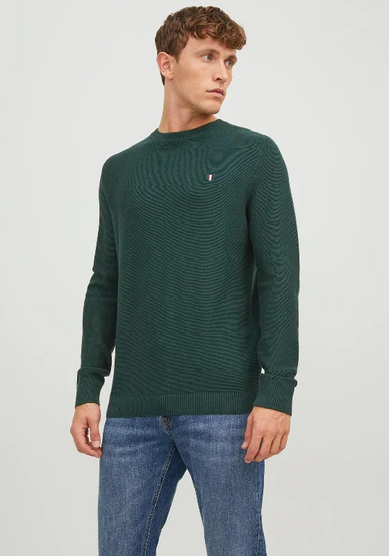 Jack & Jones Roy Knit Crew Neck Sweater, Ponderosa PineHemp Knit Tops