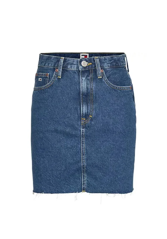 Tommy Jeans Mom Style Mini Denim Skirt, Medium DenimProm Skirt