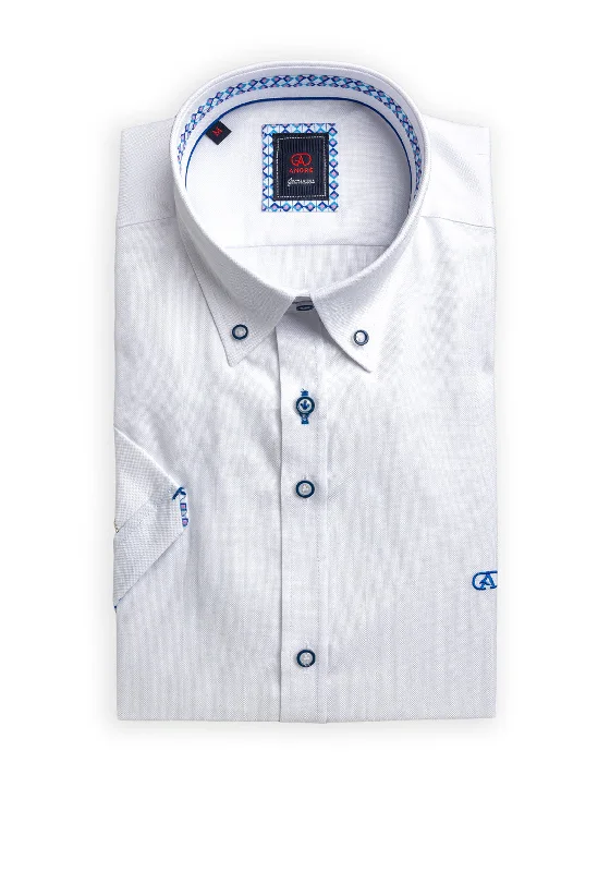 Graphic Short Sleeve TopsAndre Liffey Short Sleeve Shirt, White