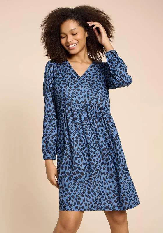 White Stuff Penelope Print Mini Dress, Blue PrintBusiness Dress