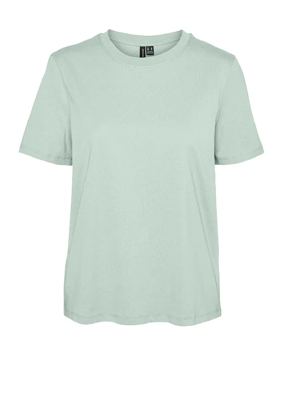 Thermal Short Sleeve TopsVero Moda Paulina Short Sleeve T Shirt, Green