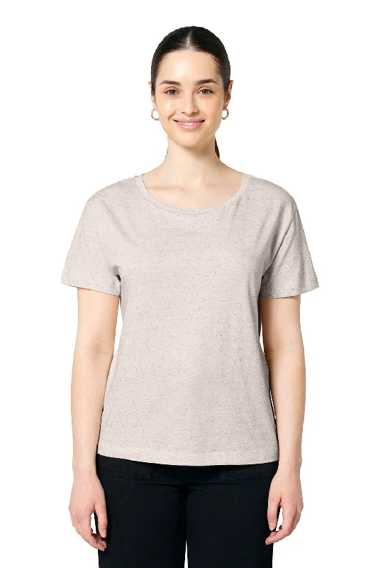 Graphic Short Sleeve TopsStanley/Stella Womens Serena Short Sleeve Scoop Neck T-Shirt - Heather Eco - NEW