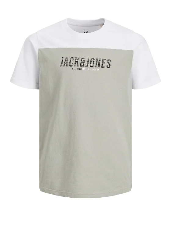 Oversized Short Sleeve TopsJack & Jones Boys Edan Short Sleeve Tee, Wrought Iron