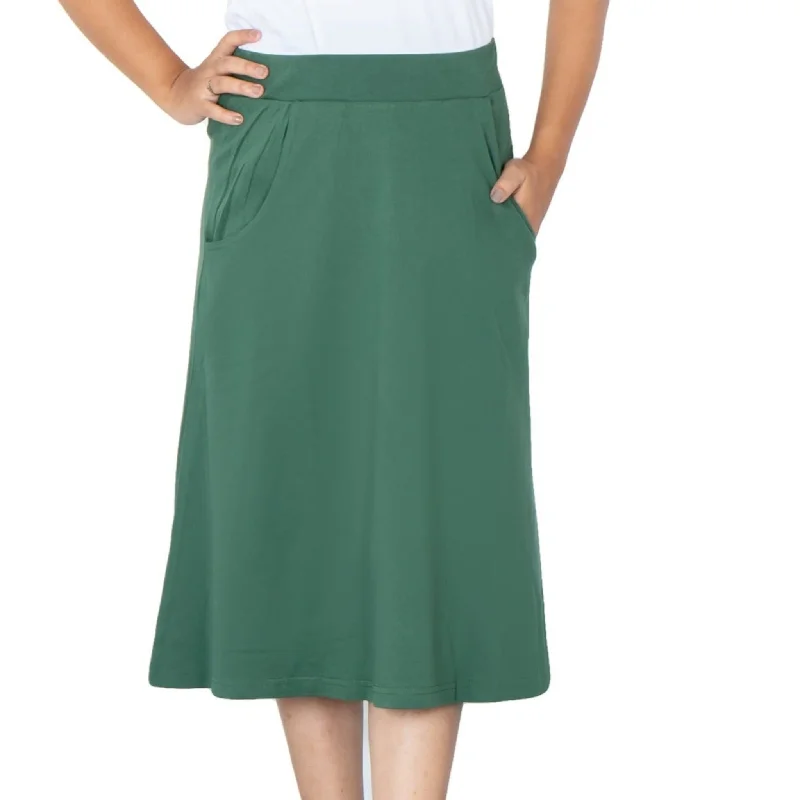 Green A-Line Skirt [FINAL SALE]Hoop Skirt