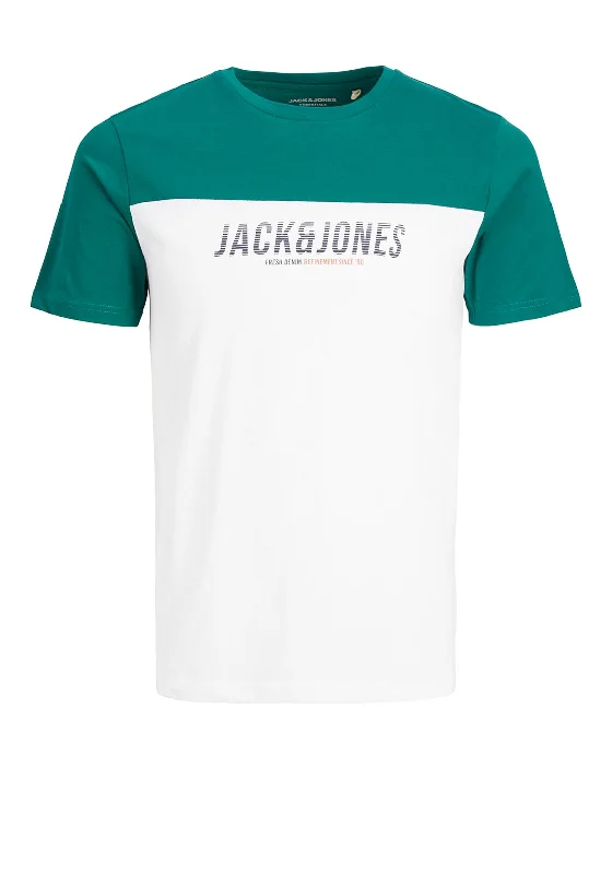 Fitted Short Sleeve TopsJack & Jones Boys Edan Short Sleeve Tee, Storm