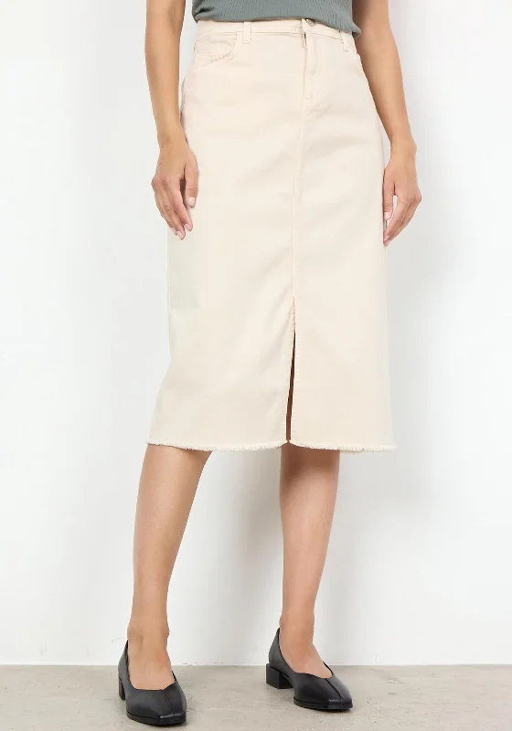 Soyaconcept Erna Midi Skirt, CreamDirndl Skirt