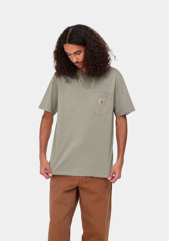 Velvet Short Sleeve TopsCarhartt Pocket Short Sleeve T-Shirt, Yucca