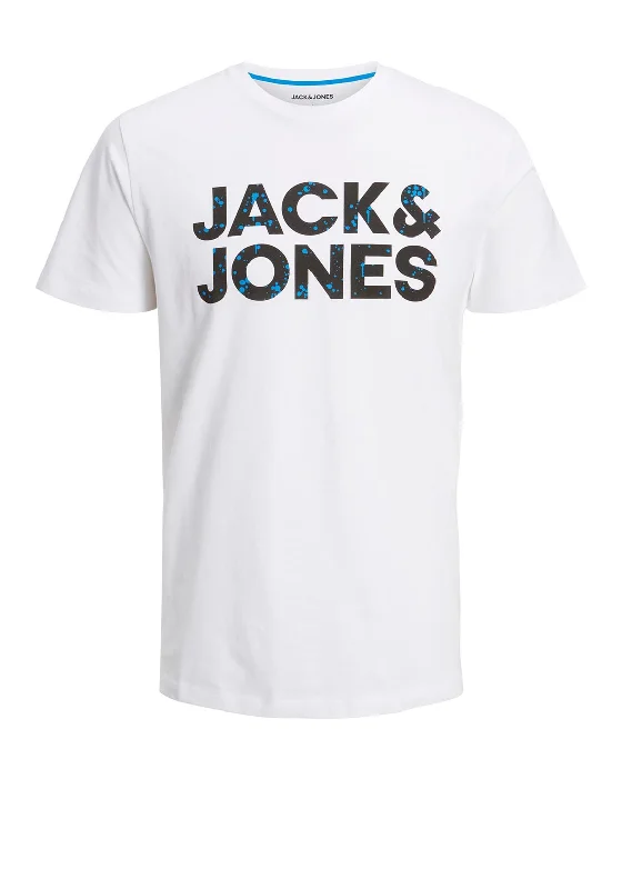 UV-Protection Short Sleeve TopsJack & Jones Boys Neon Pop Short Sleeve Tee, White