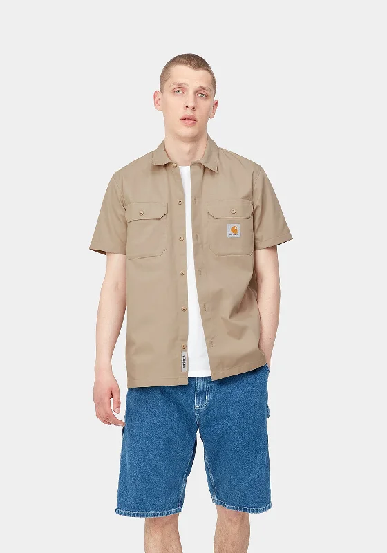 Off-Shoulder Short Sleeve TopsCarhartt WIP Master Short Sleeve Shirt, Wall