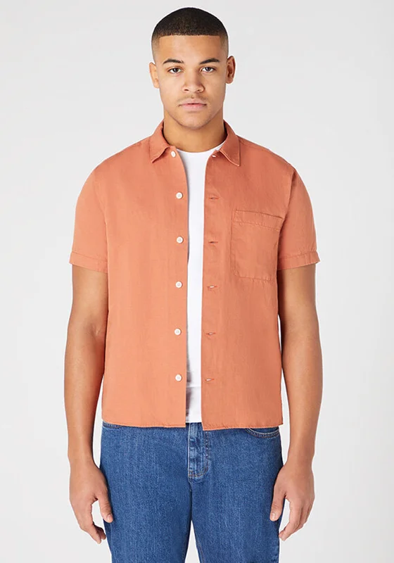 Cycling Short Sleeve TopsRemus Uomo Paolo Short Sleeve Shirt, Terracotta