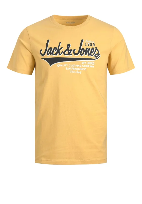 Logo Short Sleeve TopsJack & Jones Boys Short Sleeve Logo Blocking Tee, Jojoba