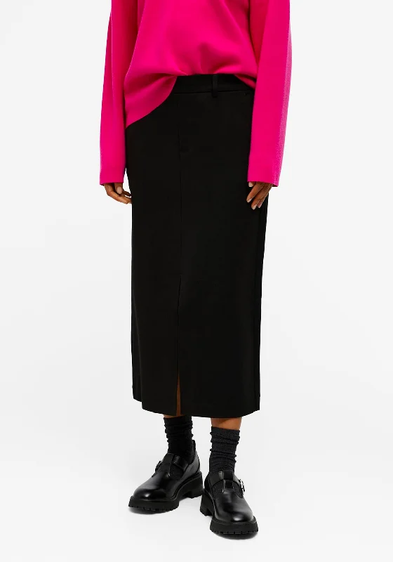 Object Harlow Pencil Midi Skirt, BlackLayered Skirt