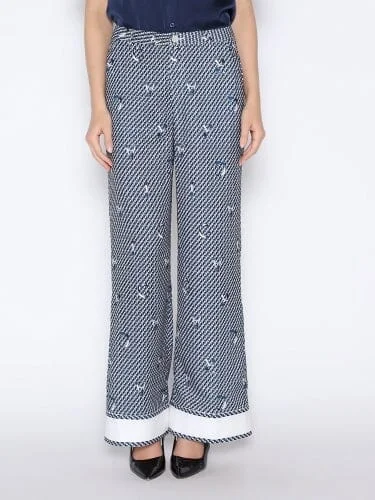 Wind PantsWide Leg Print Pants