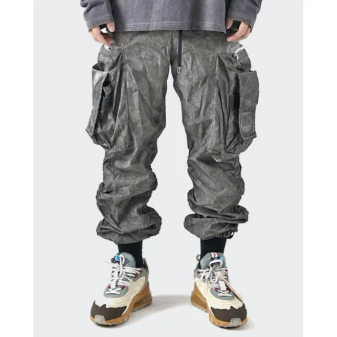 Plaid PantsTechwear cargo pants "Baki"