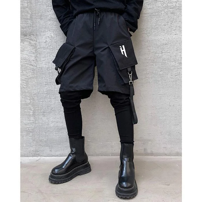 Lounge PantsTechwear cargo pants - Faux two-piece "Taiseki"