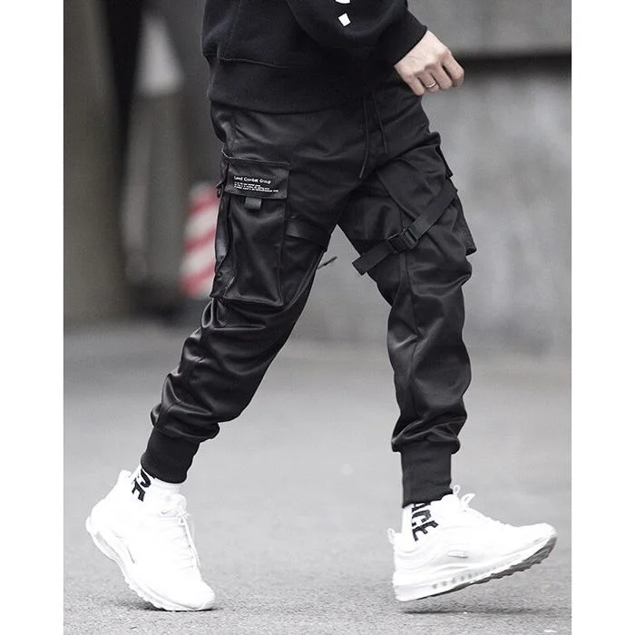 Frayed PantsTechwear cargo pants "Nokutan"