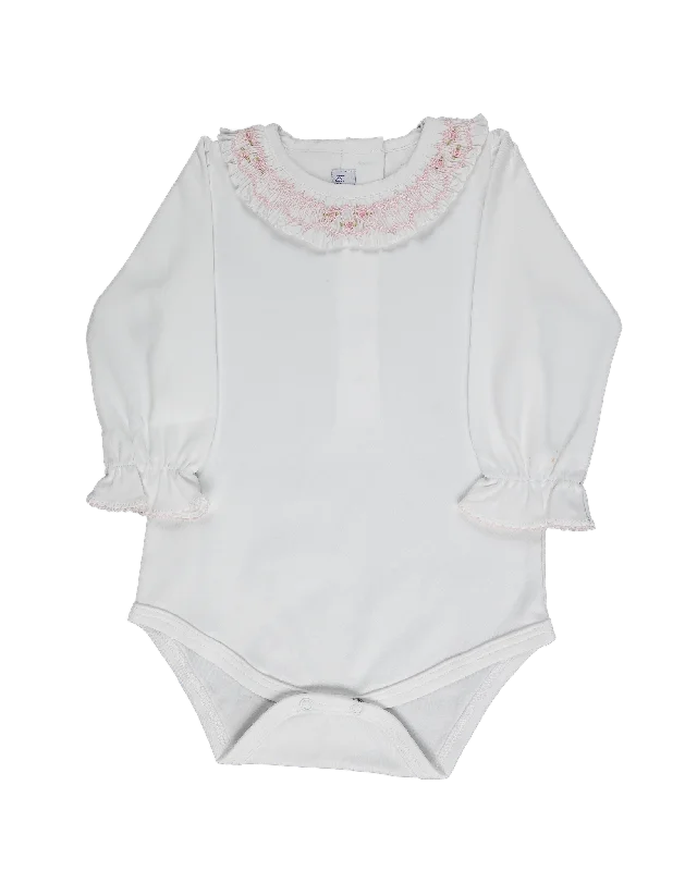 Harem PantsBaby Girl Ruffle Flowers Collar Pima Body and Pants