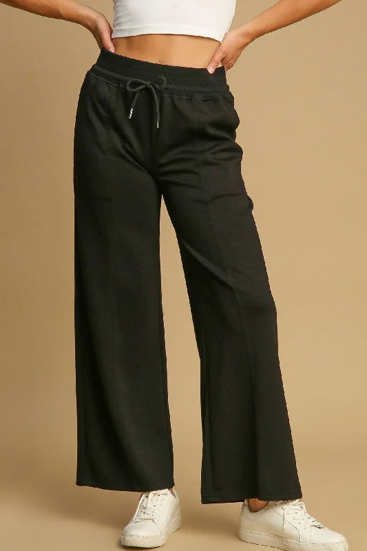 Snow PantsUmgee Drawstring Wide Leg Pants with Pockets