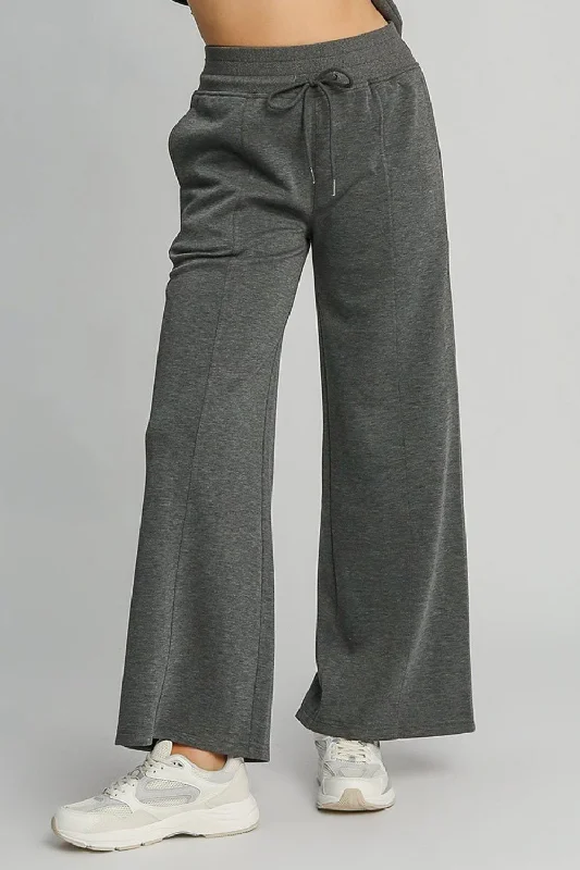 Insulated PantsUmgee Full Size Drawstring Wide Leg Pants with Pockets