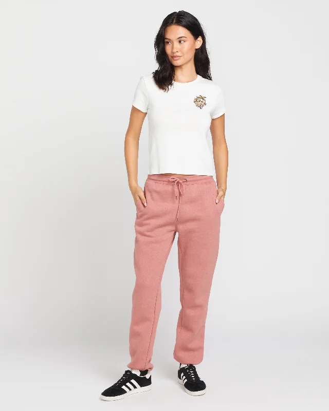 Convertible PantsStone Heart Up Pants - Mauve Rose