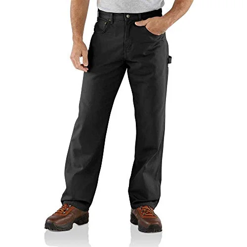 Utility PantsBG Carhartt B159 Men's Canvas Carpenter Loose Fit Pant Black