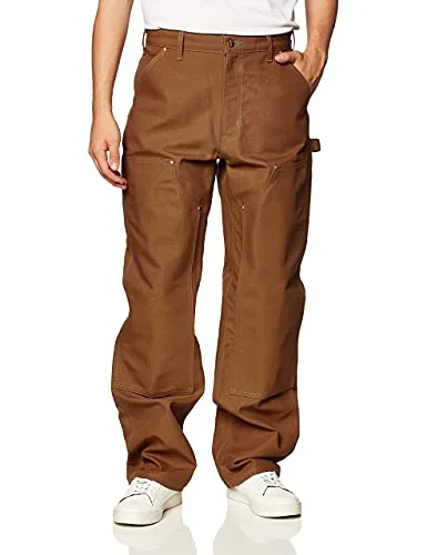 Ski PantsCarhartt B01 Men's Loose Fit Firm Duck Double-Front Utility Work Pant