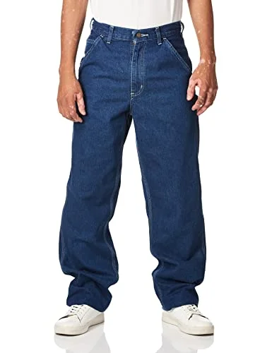 High-visibility PantsCarhartt B13 mens Original Fit Work Dungaree Pant (Regular and Big Tall) jeans, Darkstone, 38 US