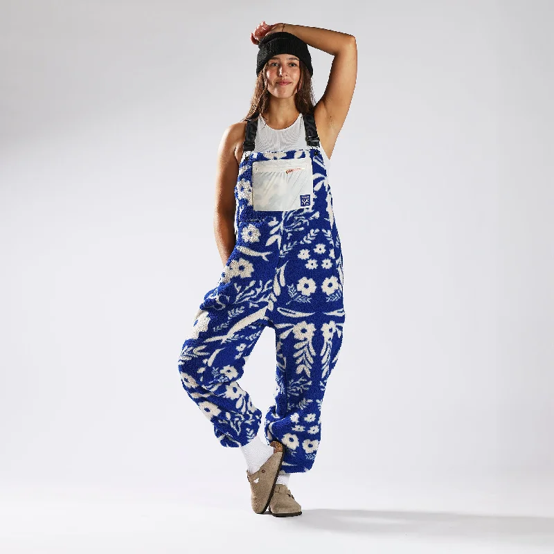 Riding PantsUnisex Society Fleece Overall Pants - Society Electric Blue